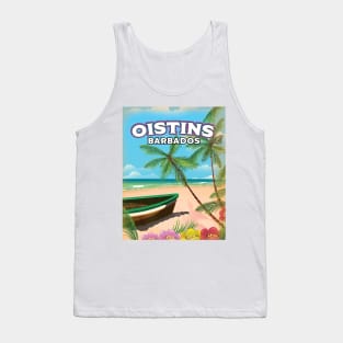 Oistins Barbados vintage beach poster Tank Top